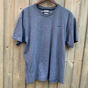 Vintage Nike Essential T Shirt Large Heather Gray